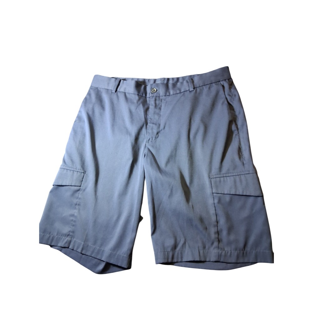Nike Tour Golf Shorts Mens 32 Performance Dri Fit Blue 8" Inseam Chino
